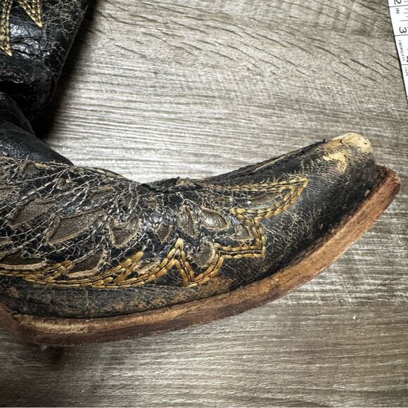 CORRAL WOMEN'S SEQUIN WING & CROSS INLAY WESTERN BOOTS Size 9.5 - Picture 4 of 10